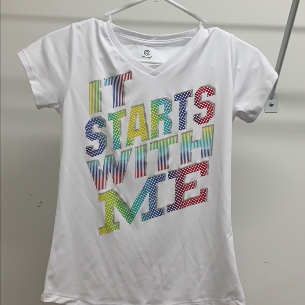 Champion by Target, white polyester short sleeve